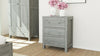 Chest of Drawers Wardrobe Bedside Nightstand Cabinet Bedroom Furniture 3 Pc Set