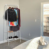 Heavy Duty Metal Clothes Storage Rack Coat Hanging Rail Shoe Stand Garment Shelf