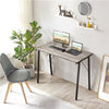 Computer Desk Modern PC Laptop Table Study Desk Workstation for Home Office Gray