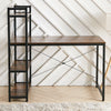 Computer Desk Study Working Table With Shelf Bookshelf Home Office Workstation