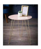 NEW STYLISH HAIRPIN GOLD LEG SIDE END TABLE TEA COFFEE SITTNG DINNING ROOM BLUSH