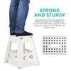 Large 150KG Folding Step Stool Multi Purpose Heavy Duty Home Kitchen Foldable UK