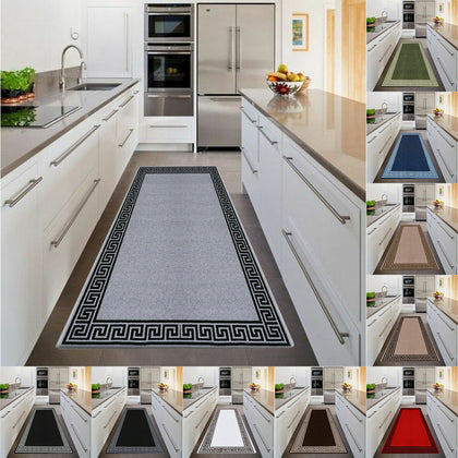 Non Slip Door Mats Long Hallway Runner Bedroom Rugs Kitchen Floor Carpet Mat