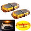 New 12V 240 LED Amber Warning Strobe Recovery Car Flashing Magnetic Beacon Light