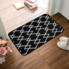 Non Slip Home Kitchen Floor Mat Non Slip Runner Anti Fatigue Rug Door Mat Black