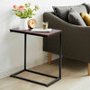 Sofa Side Table C-Shaped Industrial Coffee Snack Table Laptop Stand Over Bed End