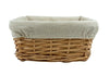 Storage Wicker Willow Baskets Natural Lining Make your own Gift Hamper