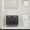 Bathroom Under Basin Vanity Sink Cabinet Storage Unit Cupboard Furniture Grey