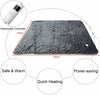 Electric Heated Over Throw Blanket Washable Soft Fleece w/ Monitor Warm Mattress