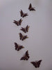 20 3d PEARLESCENT BUTTERFLY TOPPER WALL DECORATION DECOR STICKERS GIRLS ROOM cur