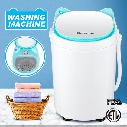 3kg Green Portable Washing Machine Compact Mini Laundry Washer Baby Lingerie