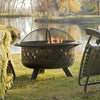 3 in 1 Outdoor Garden Large Firepit Metal Stove Brazier Patio Heater/BBQ/Ice Pit