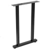 2x Industrial Table Legs Metal Box Shape Dining/Bench/Coffee Desk Leg