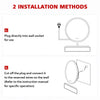 Bluetooth Round Bathroom Mirror With LED Light Illuminated Touch Sensor Demister