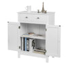 Freestanding Bathroom Cabinet Cupboard Unit with Shelf Drawers Storage MDF White