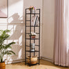 2 3 4 5 Tier Bookshelf Bookcase Storage Stand Display Shelving Unit Space Saving