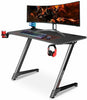Dripex Gaming Desk Computer PC Laptop Table Ergonomic Headphone Hook Cup Holder