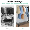 Heavy Duty Metal Clothes Rail Hanging Rack Garment Display Stand Storage Shelf