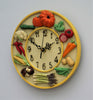 Wall Clock Kitchen School Office Home Shabby Chic wood effect Decor Quartz 23cm