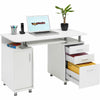 Computer Desk with Storage & A4 Filing Drawer Home Office - Emperor
