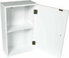 Brand New Wall Mounted Bathroom White Cabinet Wooden Single Door Storage Unit