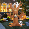 LED Light Up Halloween Inflatable Ghost Model Outdoor Garden Yard Blow Up Decor