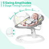 Baby Electric Rocker Toddler Automatic bouncer Newborn Rocking Chair Adjustable
