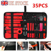 Car Door Trim Panel Removal Install Tool Kit 35Pcs Molding Pry Interior Clip Set