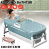 Folding Bathtub Adult Kid Portable Spa Sauna Bath Bucket Soaking Water Tub