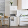 Freestanding Kitchen Cabinet Storage Unit Pantry Cupboard Organiser White
