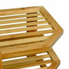 BAMBOO 3 TIER CORNER KITCHEN CUPBOARD PLATE DISH HOLDER STAND STORAGE SHELF RACK