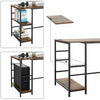 Corner Computer Desk PC Table Workstation Home Office Study Furniture Metal