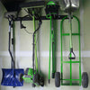Metal Hanging Rack Garden Tools Holder Garage Wall Storage Organiser Wall Fixing
