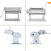 Stainless Steel Pasta Roller Maker Lasagne Spaghetti Tagliatelle Machine Kitchen