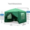 3x3M PopUp Outdoor Waterproof Heavy Duty Party Gazebo Marquee Canopy W/Sandbag