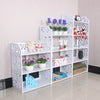 3/4/5 Tiers Shoe Rack Storage Shelf Display Stand Organiser Unit Cabinet White