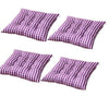 2/4PCS Seat Pad Dining Room Kitchen Garden Chair Cushions Tie On Flower Check UK