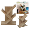 Tree Desktop Bookshelf Desk Bookcase Display Book Rack 3 Tier Organizer Storage