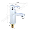 Bathroom Basin Sink Tap Mixer Monbloc Toilet Waterfall Taps Chrome Brass Faucet