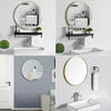Nordic Round Shape Bathroom Cosmetic Wall Mirror HD Explosion-proof Home Decor