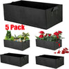 5x Huge Planting Grow Bag Raised Plant Bed Garden Flower Planter Vegetable Box