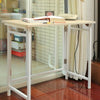 Folding Simple Computer Desk Laptop PC Home Office Study Table - Steel & MDF