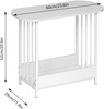 Small End Table Oval Side Table for Small Spaces Sofa Side Table for Living Room