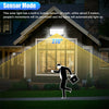 Solar Powered 468LED Wall Security Lights PIR Motion Sensor Garden Outdoor Lamps