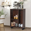 Slim Narrow Storage Trolley Rolling Cart for Small Space, Bathroom, Living Room