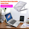Adjustable Laptop Stand Folding Portable Mesh Tablet Holder Tray Office Support