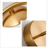 LED Nordic Brass Glass Wall Lamp Simple Personality Living Room Corridor Bedside