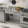 Stainless Steel Commercial Kitchen Sink Catering Sink Single Double Bowl Drainer