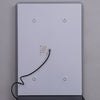 LED Illuminated Bathroom Mirror Wall Mounted Mirror Sensor Switch Demister Pad