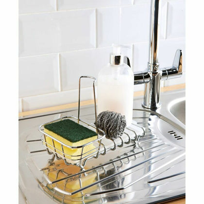 Kitchen Sponge Holder Kitchen Sink Organizer Sink Caddy Sink Tray Soap Holder